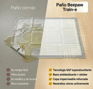 Paños absorventes BEEPAW small x 50 unidades - Imagen 3